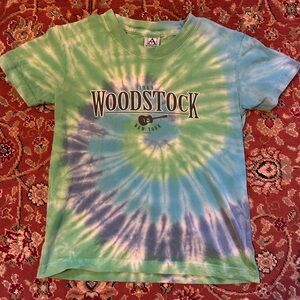 Vintage woodstock 1969 Tie-Dye baby tee